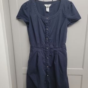 Vintage Lilly Pulitzer Navy Dress 8 Fit and Flare
